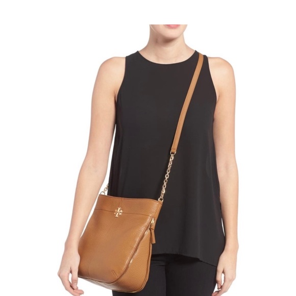 Tory Burch Handbags - Tory Burch Brown Crossbody Bag with Adjustable Strap